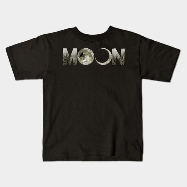 moon Kids T-Shirt by gh30rgh3